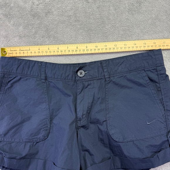 Nike Athletic‎ Dept. Women's Shorts Size 10 Dark Blue Casual Everyday - Picture 6 of 8